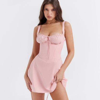 Spring Corset Mini Dress
