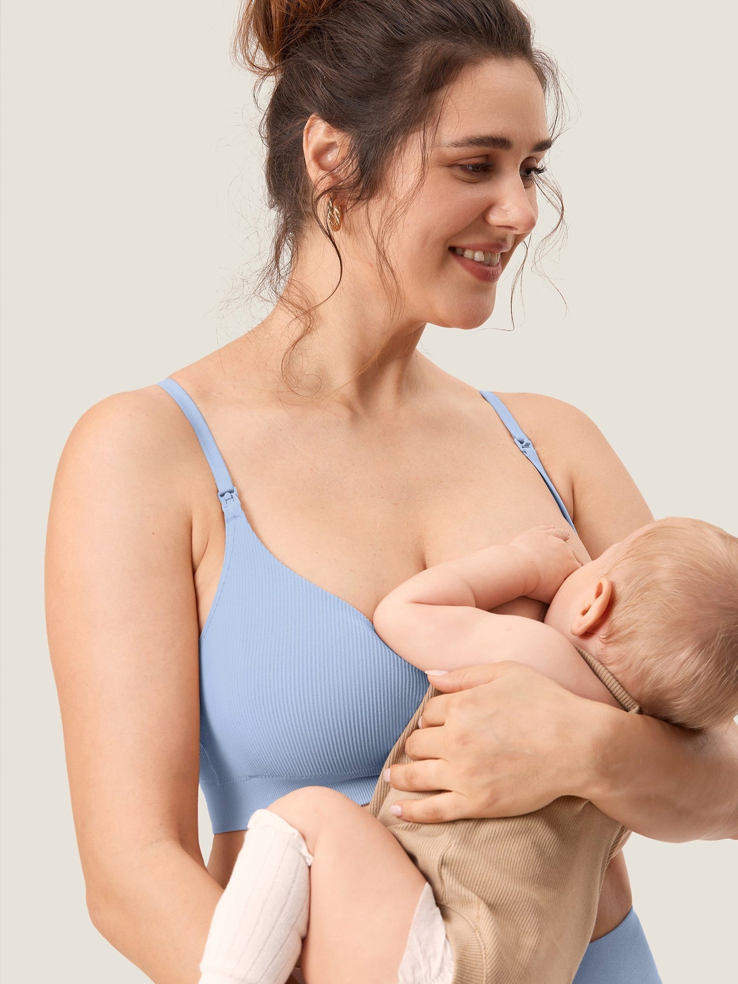 Ribbed Maternity Nursing Bralette