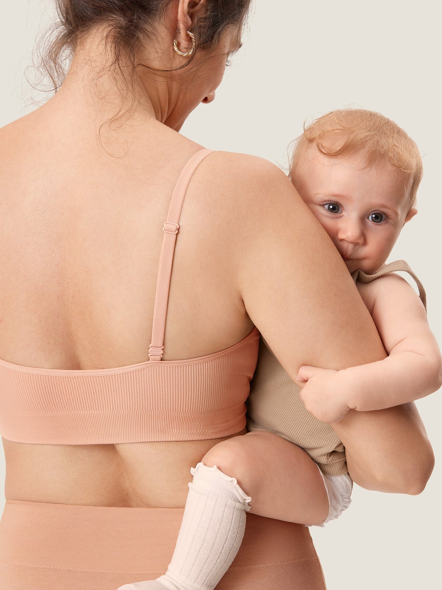 Ribbed Maternity Nursing Bralette
