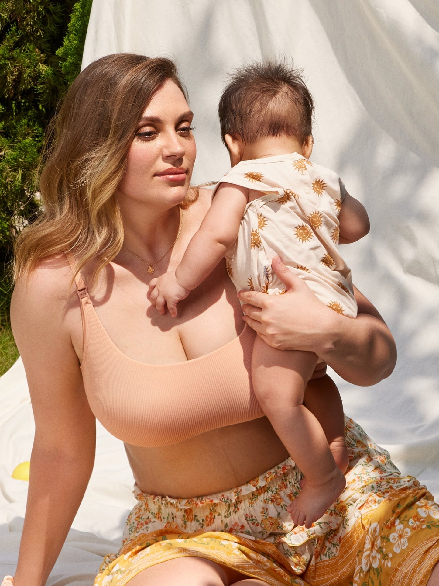 Ribbed Maternity Nursing Bralette
