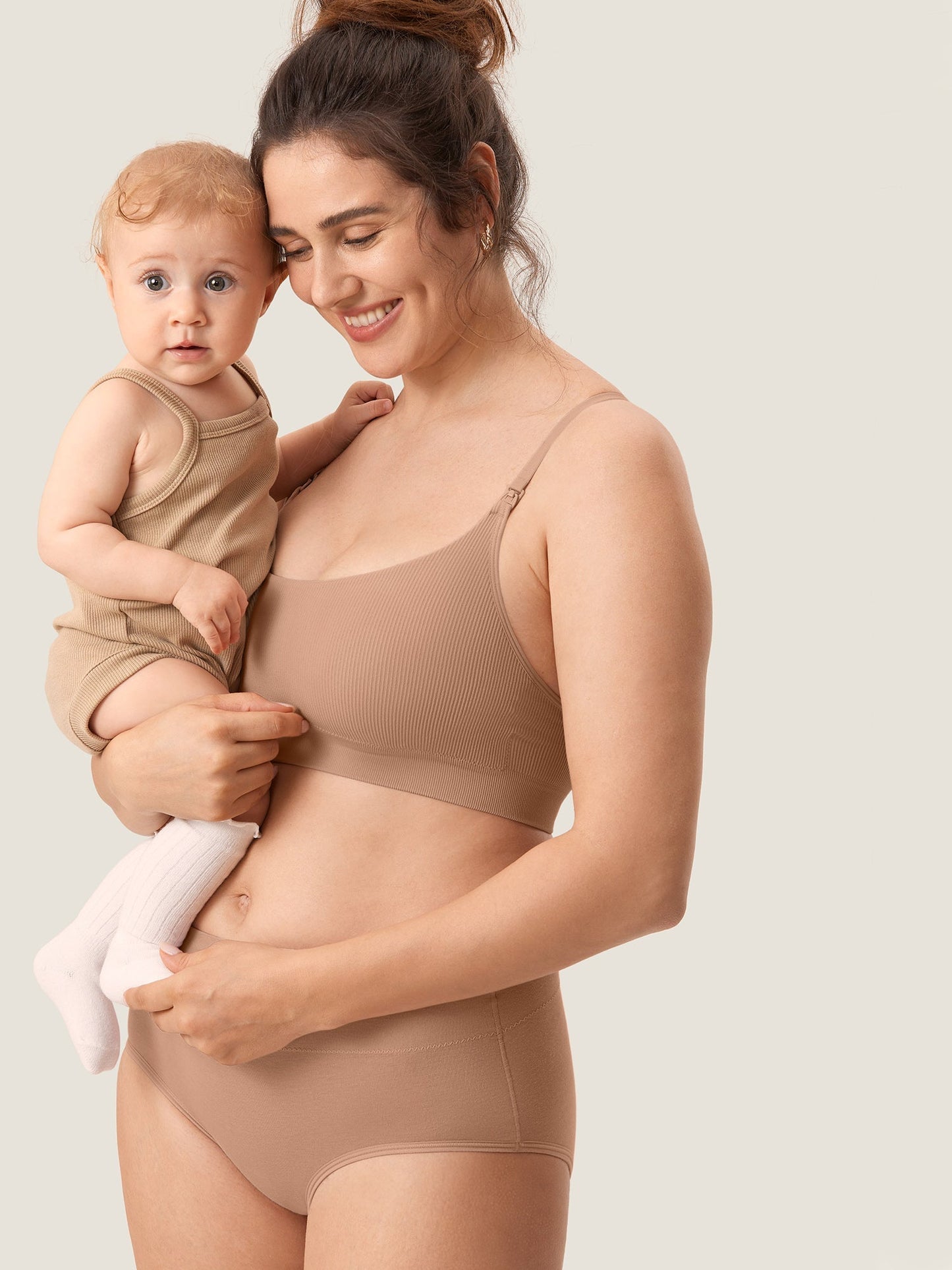 Ribbed Maternity Nursing Bralette