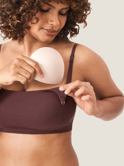 Ribbed Maternity Nursing Bralette