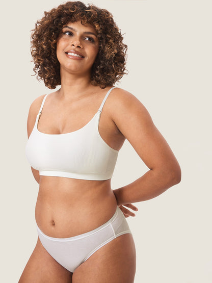 Ribbed Maternity Nursing Bralette