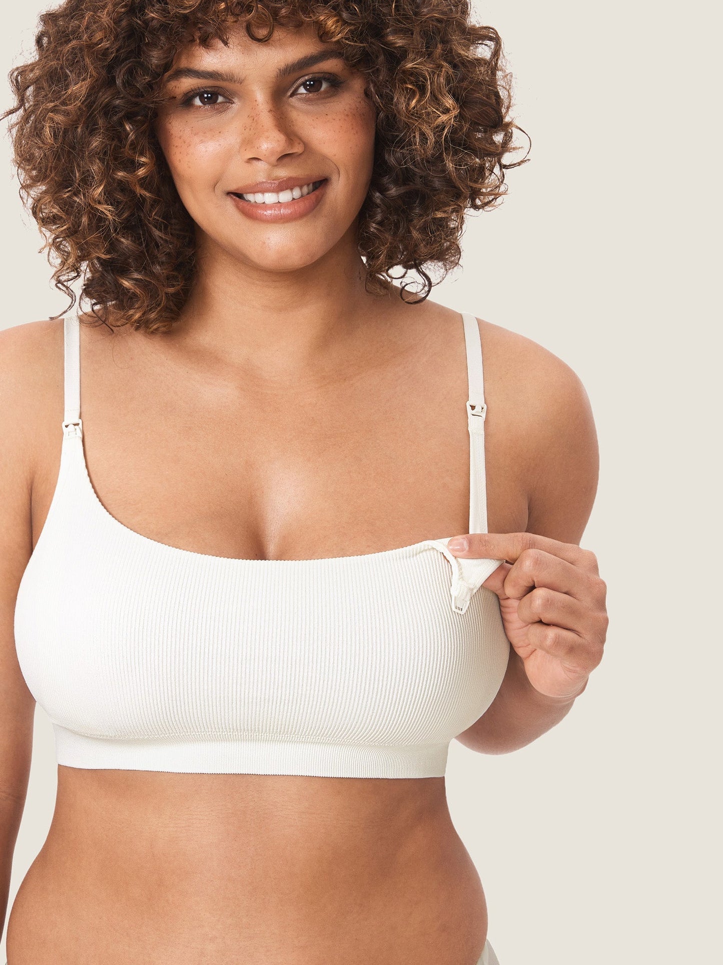 Ribbed Maternity Nursing Bralette