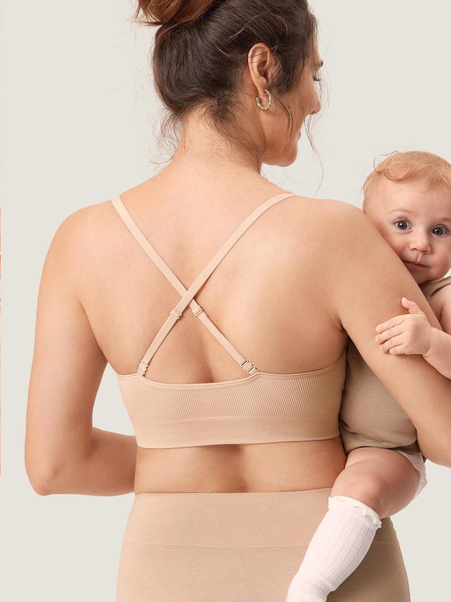 Ribbed Maternity Nursing Bralette