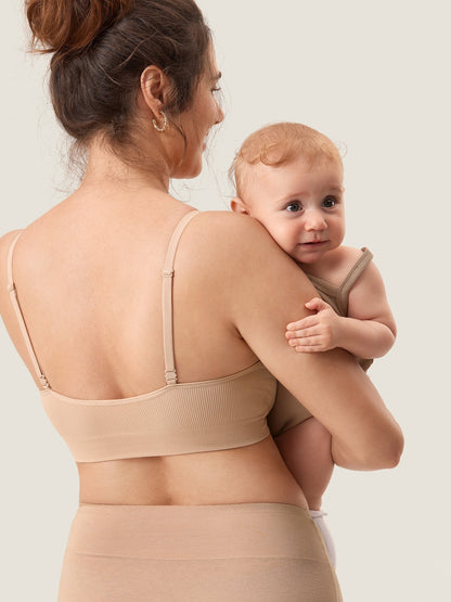 Ribbed Maternity Nursing Bralette