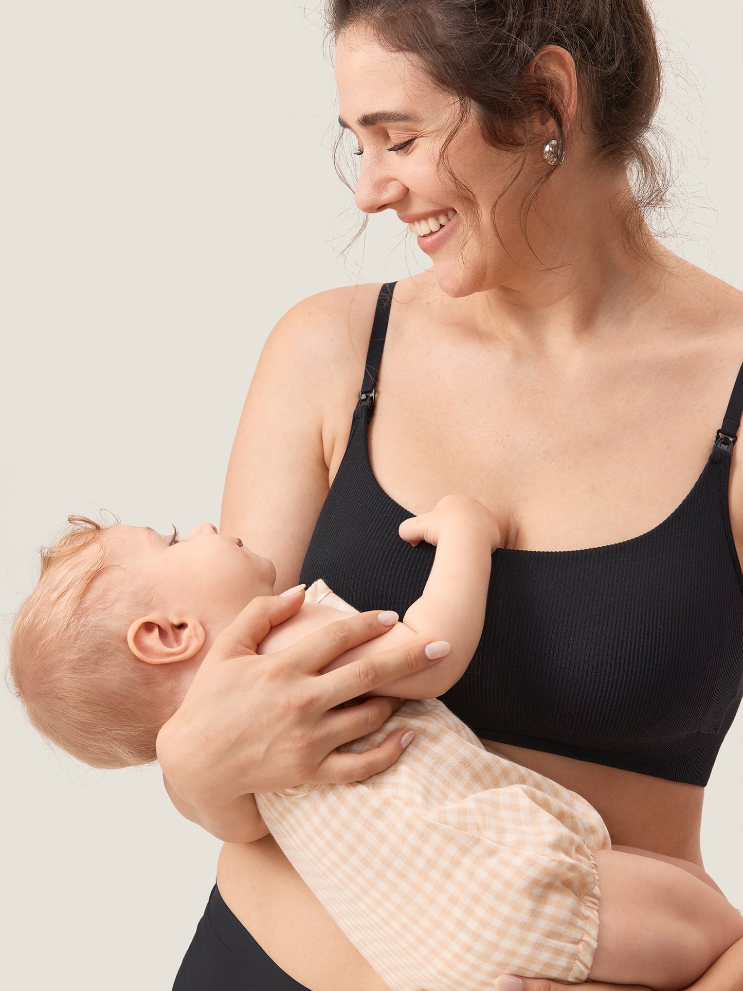 Ribbed Maternity Nursing Bralette