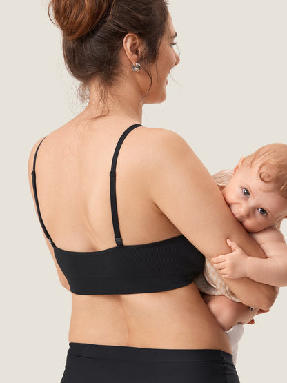 Ribbed Maternity Nursing Bralette