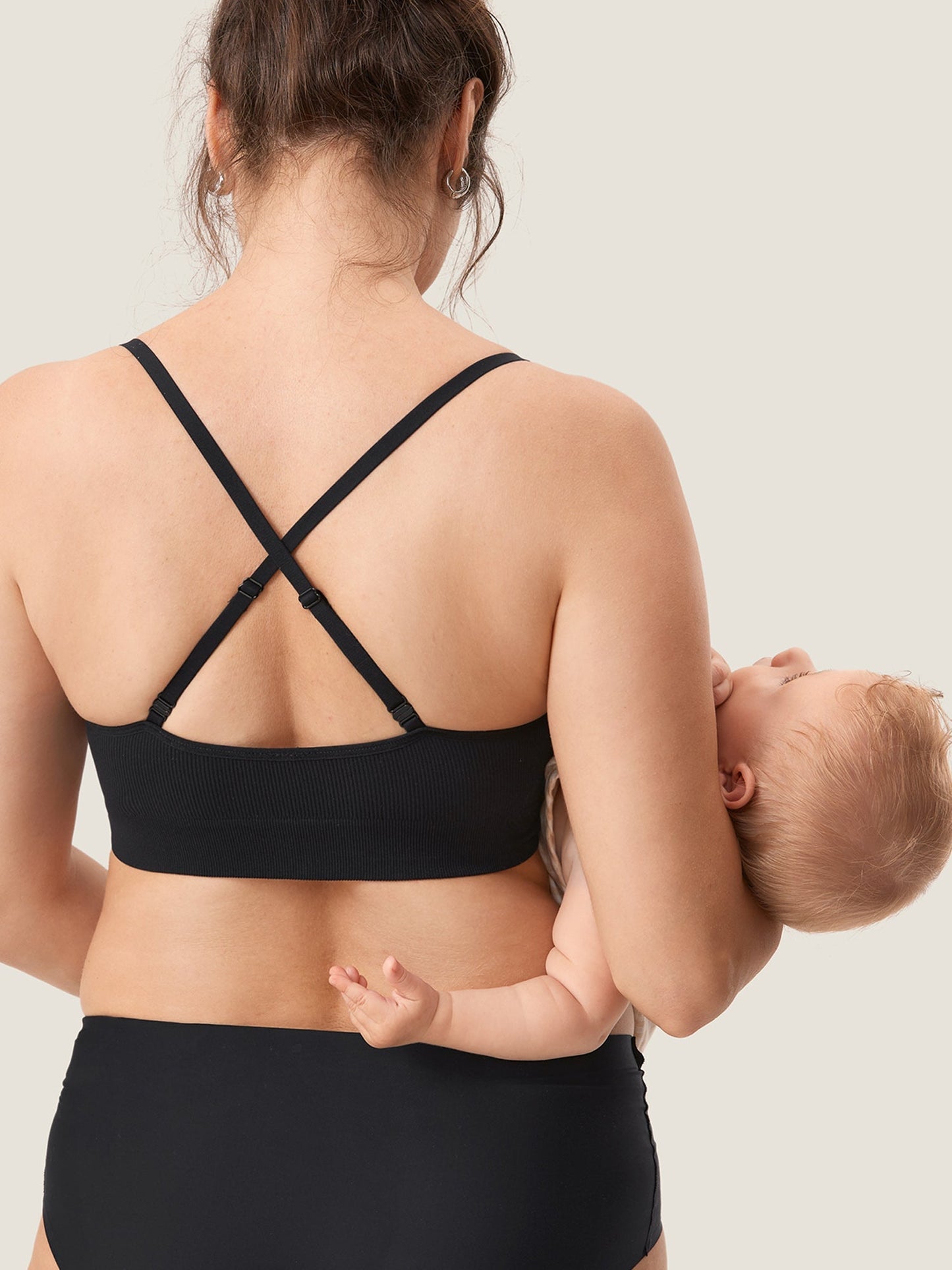 Ribbed Maternity Nursing Bralette