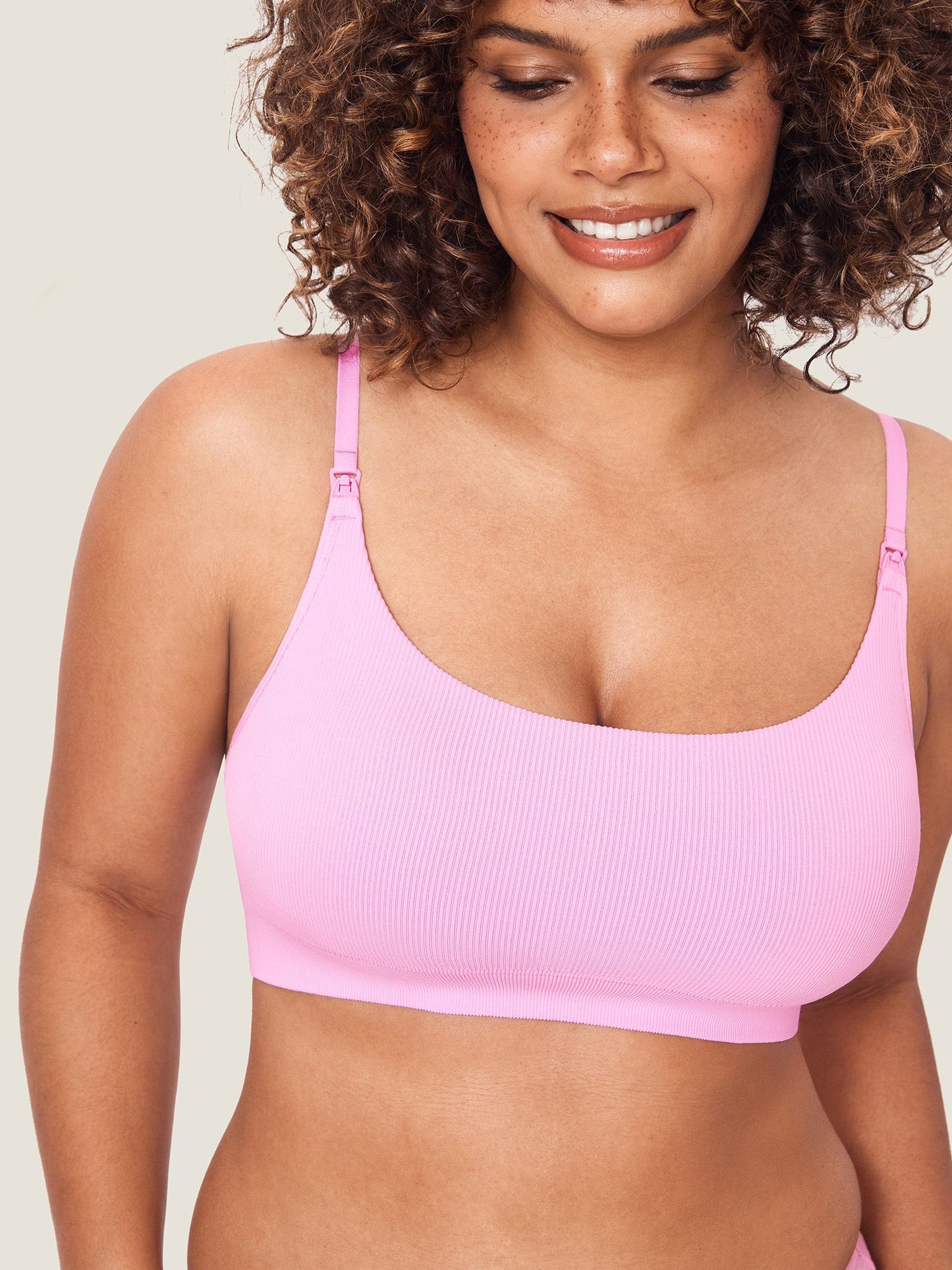 Ribbed Maternity Nursing Bralette