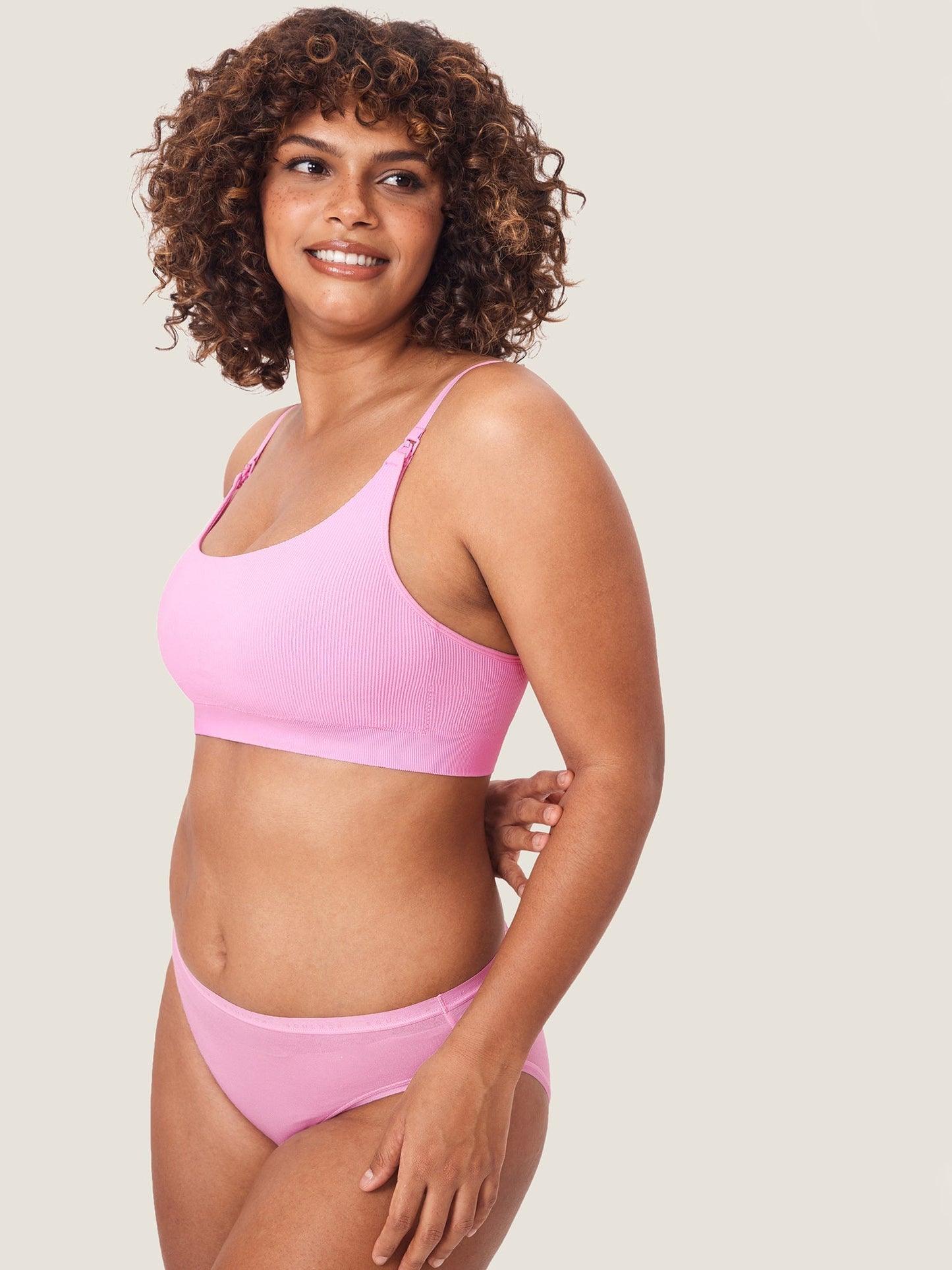 Ribbed Maternity Nursing Bralette